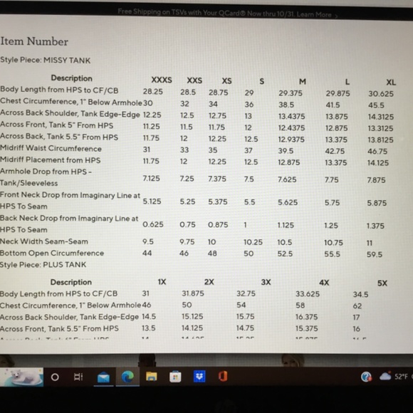 Printed Scoop Neck Tank Salted Caramel Sz XL - Picture 6 of 6